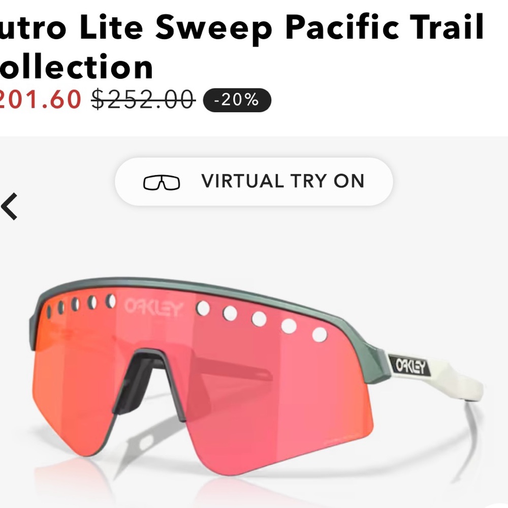 Oakley Sutro Lite Sweep Pacific Trail collection - Picture 2 of 8